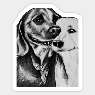 Dog Love Sticker